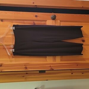 Soft, flowy full leg knot crop pants